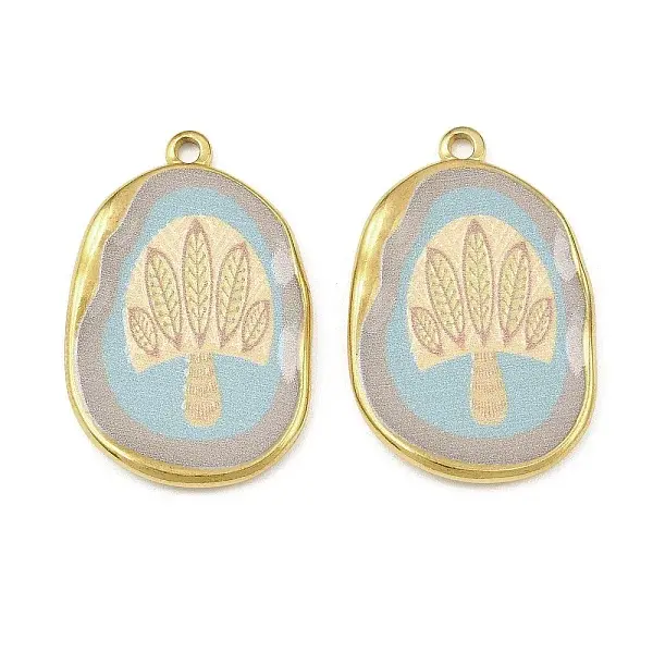 Printed 304 Stainless Steel Pendants