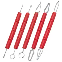 5Pcs 5 Styles 420 Stainless Steel Clay Sculpting Tool