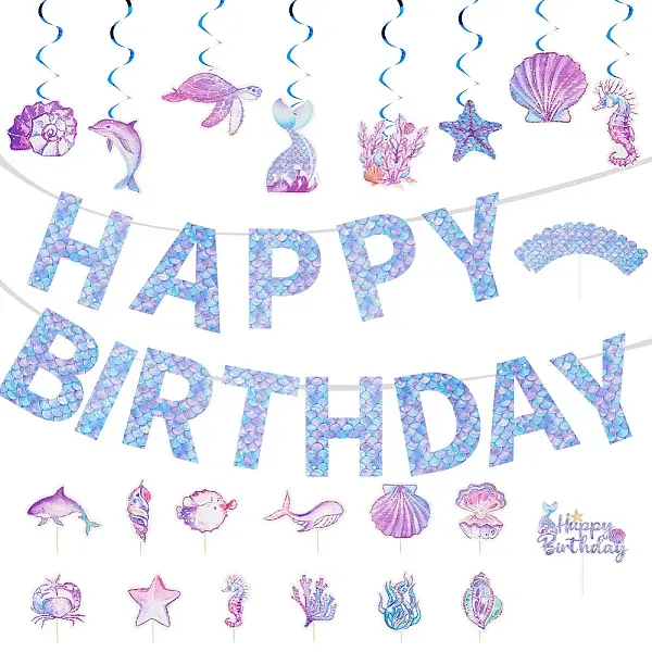 Birthday Decoration Paper Flag Banners
