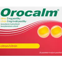 Orocalm Citron 3 mg 20 pastilek