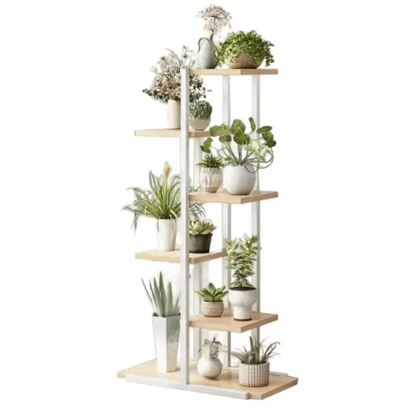 Drevený regál na kvety BALIA