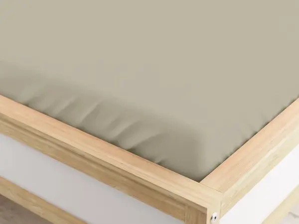 Napínacia plachta z mikrovlákna piesková 180 x 200 cm