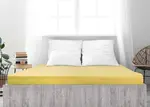 Jersey prostěradlo ALVORA 90x200 cm světle žluté