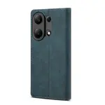 Lenuo Leather flipové pouzdro pro Xiaomi Redmi Note 13 Pro modrá