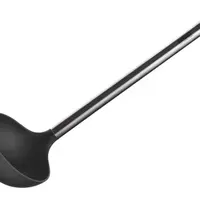 Kuchyňská naběračka Akcent 29 cm, černá