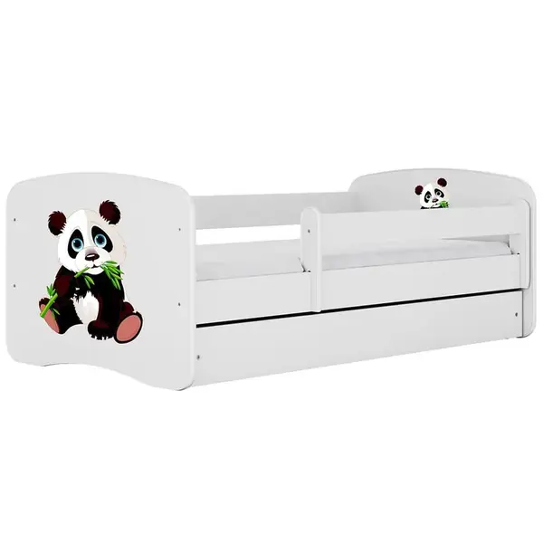 Dětská postel Babydreams+SZ+M bílá 80x160 panda 2