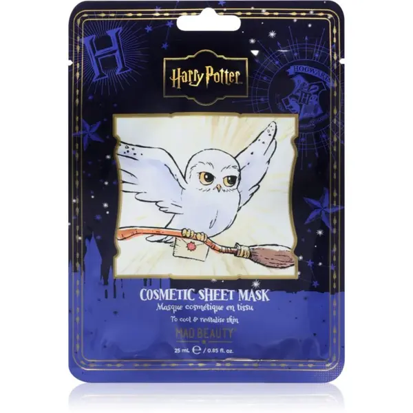 Mad Beauty Harry Potter Hedwig plátýnková maska s aloe vera 25 ml