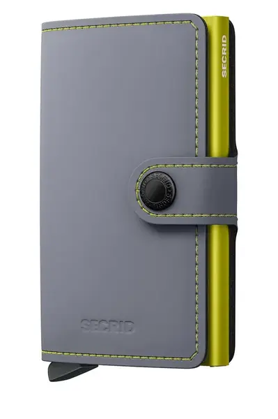 Kožená peněženka Secrid MATTE černá barva