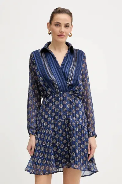 Šaty Morgan modrá barva, mini, RAVIL.F