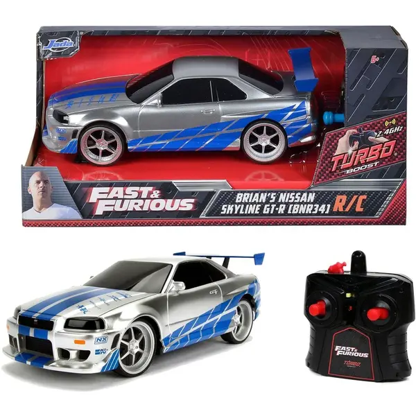 Rýchlo a zbesilo RC auto Nissan Skyline 1:24