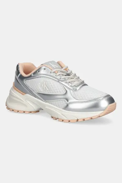 Tenisky Calvin Klein HIKE RUNNER LACE UP MESH MIX MET