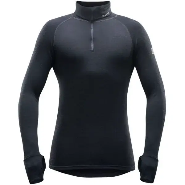 Devold EXPEDITION MAN ZIP NECK Pánske funkčné tričko, čierna, veľkosť