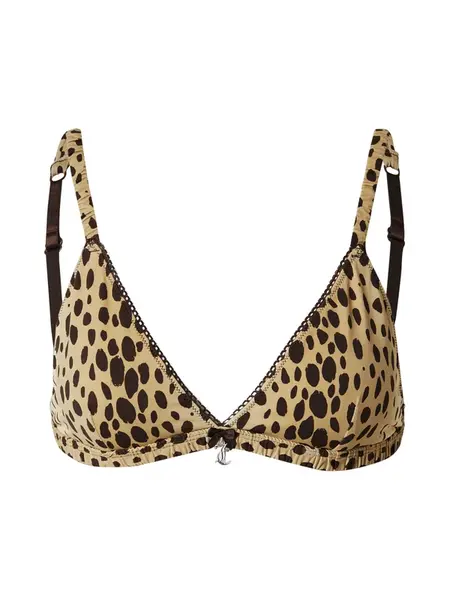 Juicy Couture Podprsenka  svetlohnedá / čierna