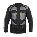 Pánská moto bunda W-TEC Burdys Evo černo-šedá 5XL
