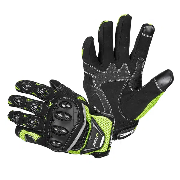 Moto rukavice W-TEC Upgear černá-fluo XXL