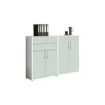 MID.YOU SKŘÍŇ NA ŠANONY, bílá, 168,8/113,6/33 cm