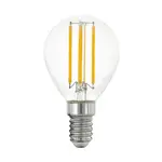 EGLO LED žiarovka E14 P45 4W 470lm 2700K pr. 45 x 77 mm, číra