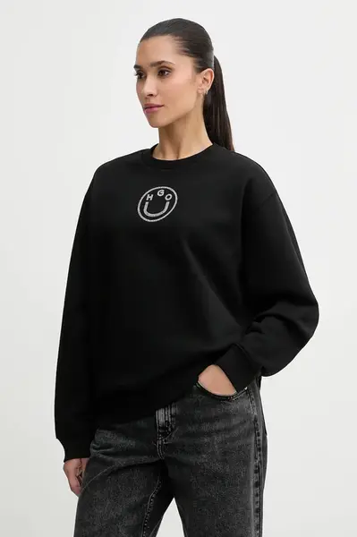 Bavlněná mikina Hugo Blue Classic Crew_B_2