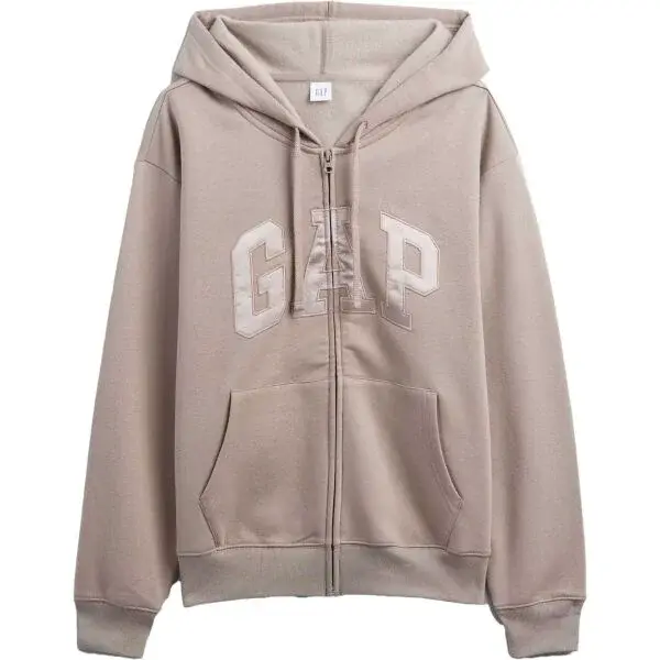 GAP HERITAGE Dámska mikina, béžová, veľkosť