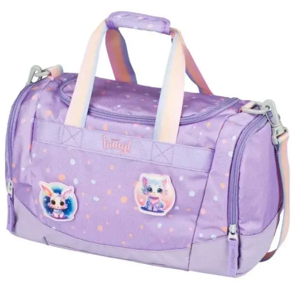 BAAGL DOMÁCE ZVIERATKÁ Detská taška, fialová, veľkosť