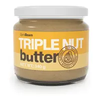 GymBeam OŘECHOVÉ MÁSLO ARAŠÍDY + KEŠU + MANDLE - 340 G Ořechové máslo, , velikost 340 G