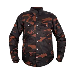 Moto košile BOS Lumberjack Dark Camo L