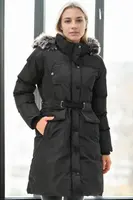 Z9774 DEWBERRY WOMEN'S COAT-BLACK