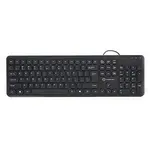 Powerton LIFE SLIM Klávesnice drátová (USB) US, černá