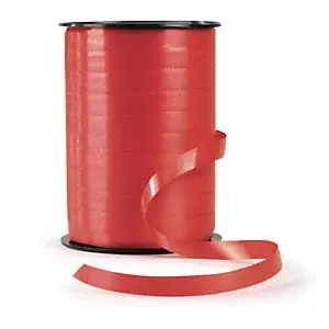 3 x Dárkové stuhy standardní, šířka 7mm, délka 500m, červená