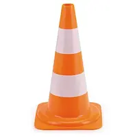 Sada 5 dopravních kuželů se dvěma pruhy a řetězem