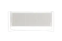 Obdélníkový samozavlažovací květináč ZEN, více variant - Hobby Flower Barva: bílá