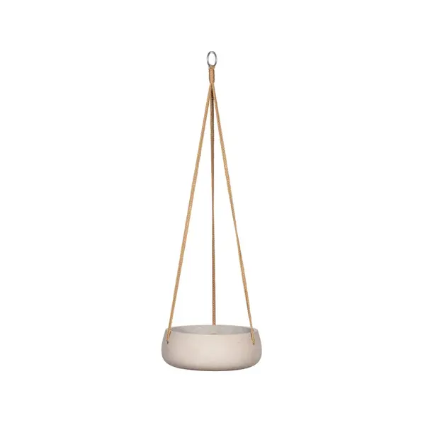 Závěsný květináč Eileen, barva starošedá, více velikostí - PotteryPots Velikost: S - v. 9 cm, ⌀ 24 cm