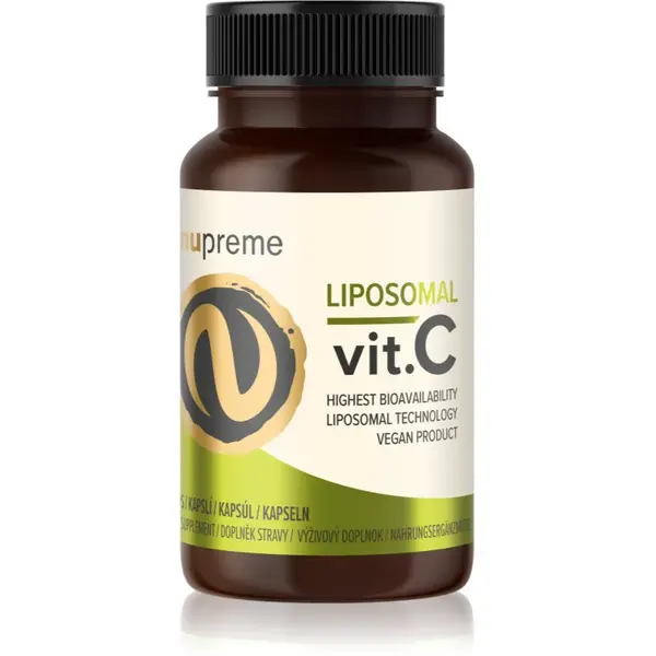 Nupreme Liposomal Vit. C kapsle pro podporu imunitního systému, krásnou pleť, nehty a normální stav zubů 30 cps