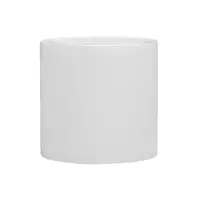 Květináč Jumbo Max, barva lesklá bílá, více velikostí - PotteryPots Velikost: L - v. 90 cm, ⌀ 90 cm