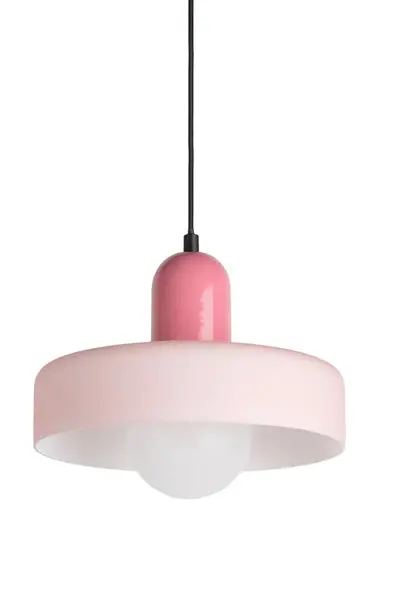 Závěsná lampa Leitmotiv Opaco Grato 120 x 23 x 25 cm růžová barva