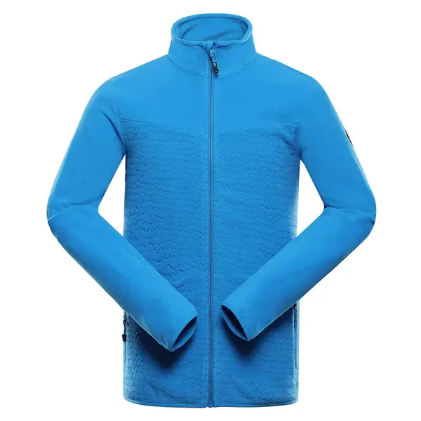 Pánská fleecová mikina alpine pro sius 3 modrá xl plus