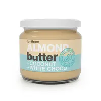GYMBEAM Mandlové máslo s kokosem a bílou čokoládou 340 g