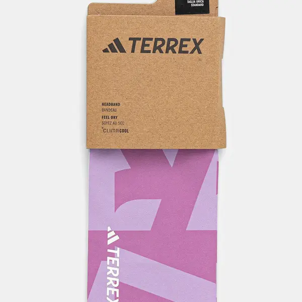 Čelenka adidas TERREX fialová barva, JY7596