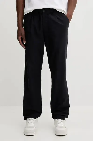 Kalhoty Marc O'Polo pánské, tmavomodrá barva, ve střihu chinos, 5000006953