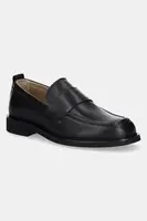 Kožené mokasíny Calvin Klein SQ RUBBER LOAFER