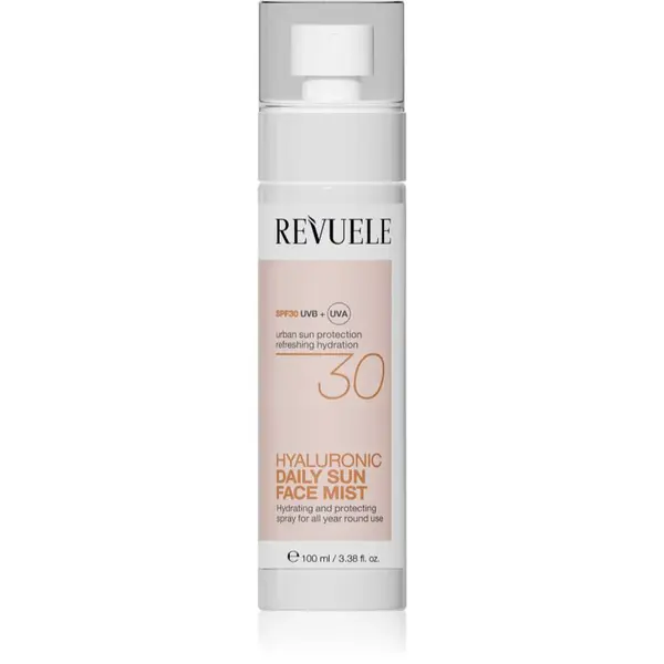 Revuele Daily Sun Hyaluronic Face Mist SPF 30 ochranná mlha s hydratačním účinkem SPF 30 100 ml