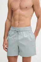 Plavkové šortky Calvin Klein šedá barva, LV00N61115