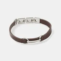 Kožený náramek Trussardi T-LEATHER pánský, TJAXZ07