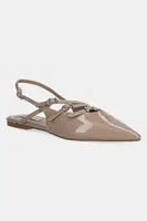 Baleríny Steve Madden Cianna hnědá barva, s odkrytou patou, 11003709
