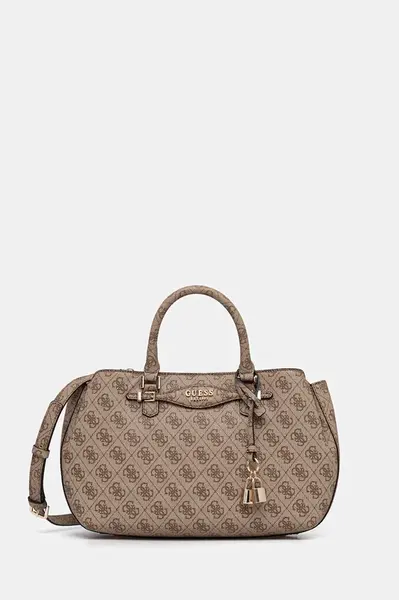 Kabelka Guess KATYA béžová barva, HWSG96 52060