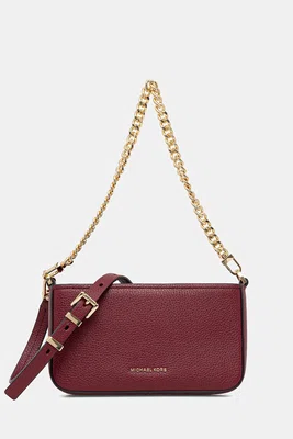 Kožená kabelka MICHAEL Michael Kors černá barva, 32S5GYTU1L