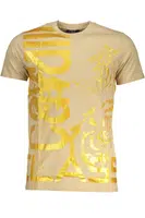 CAVALLI CLASS MEN'S SHORT SLEEVED T-SHIRT BEIGE