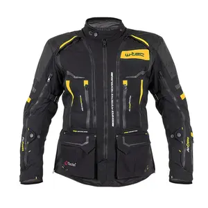 Moto bunda W-TEC Aircross černo-zlatá 3XL