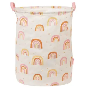 A Little Lovely Company úložný koš na hračky - duha