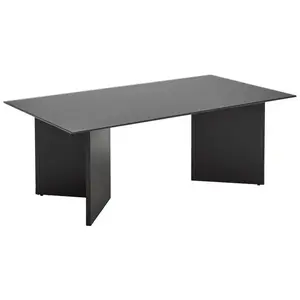 Livetastic KONFERENČNÍ STOLEK, černá, sklo, kov, 110/60/40 cm